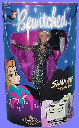 Dollhouse Miniature 1:12 Bewitched Samantha Doll Box 1960s dollhouse girl witch 